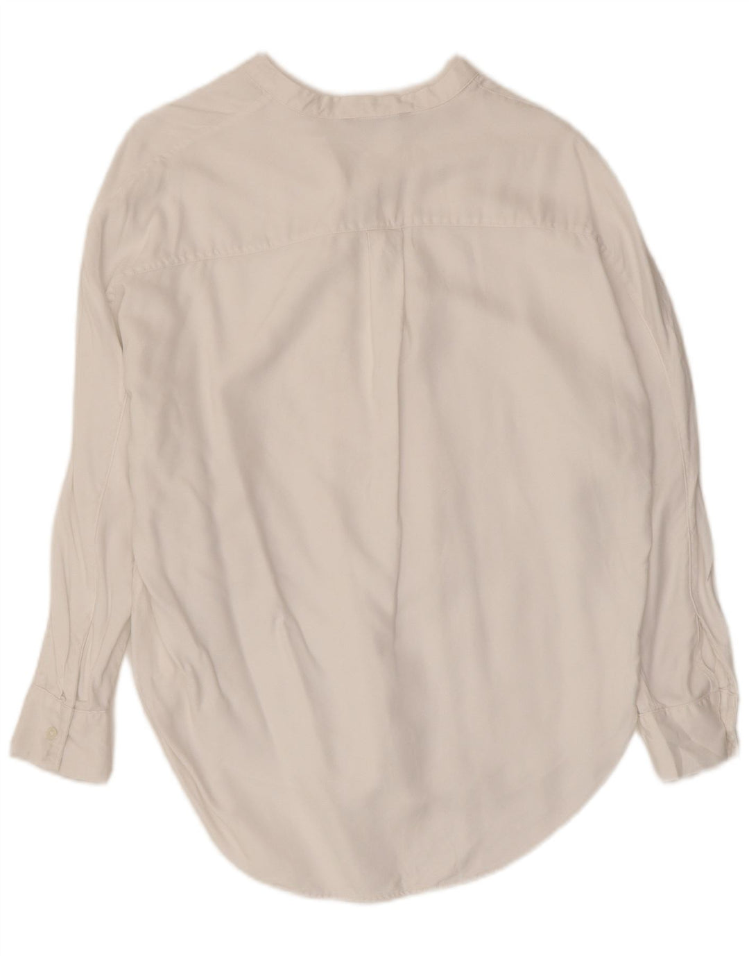BANANA REPUBLIC Camisa pulóver pequeña para mujer UK 40 Mediano Blanco