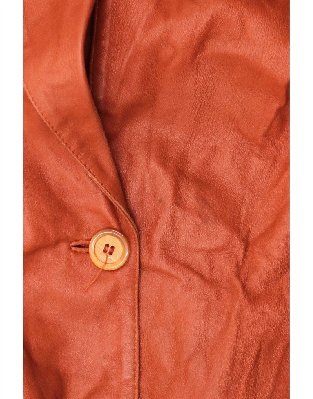 ELEGANCE PARIS Chaqueta tipo blazer de 2 botones para mujer UK 20 2XL Cuero marrón