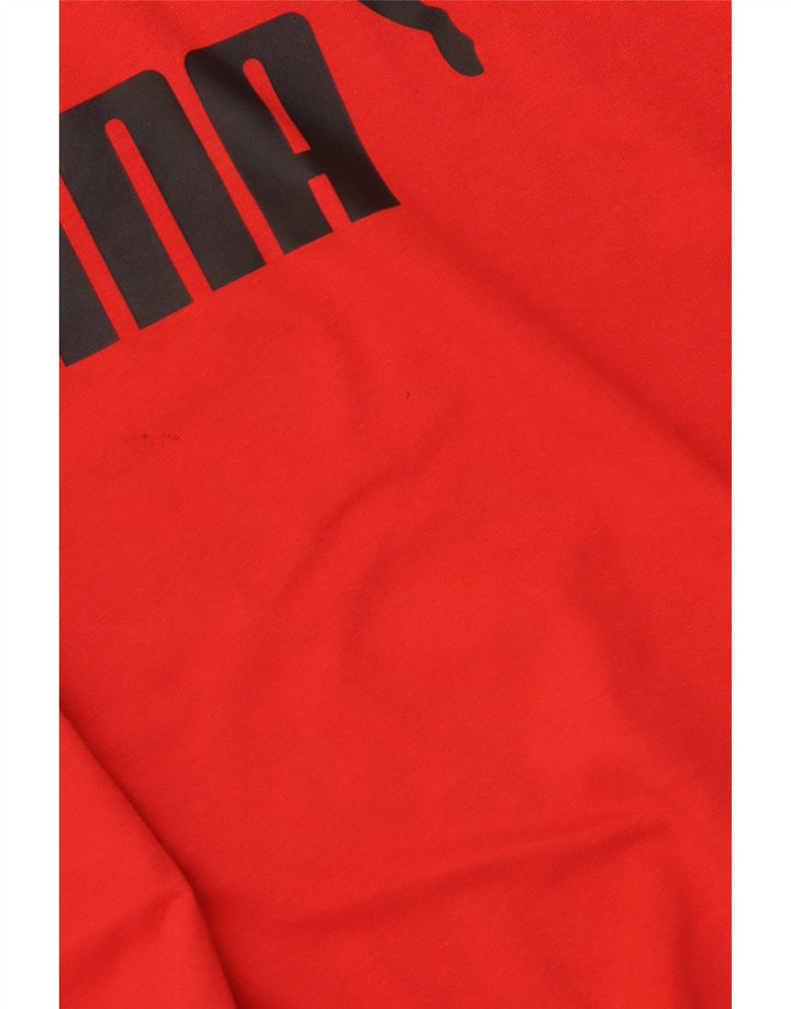 Puma - Camiseta gráfica para hombre, talla grande, color rojo