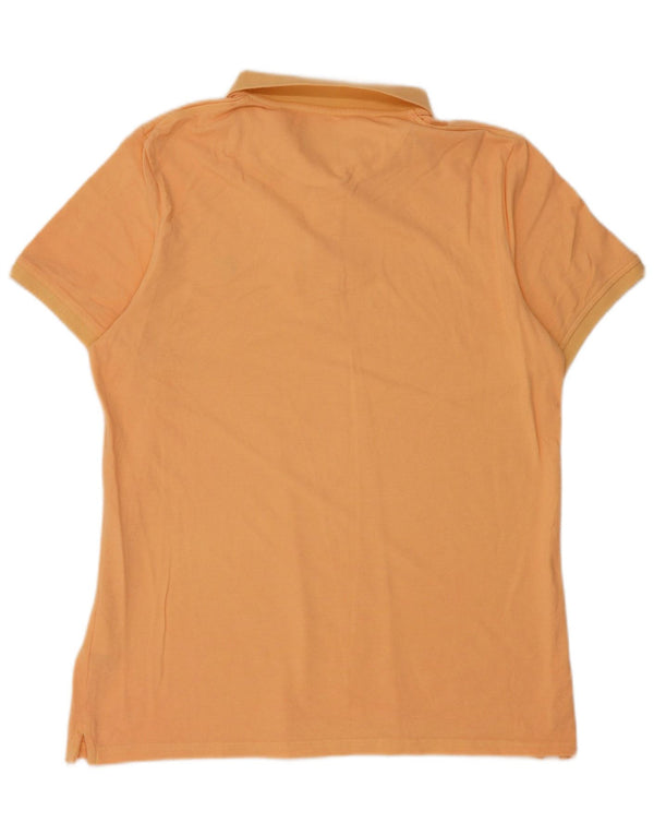 Lyle & Scott Polo de manga corta para hombre XL Naranja Algodón