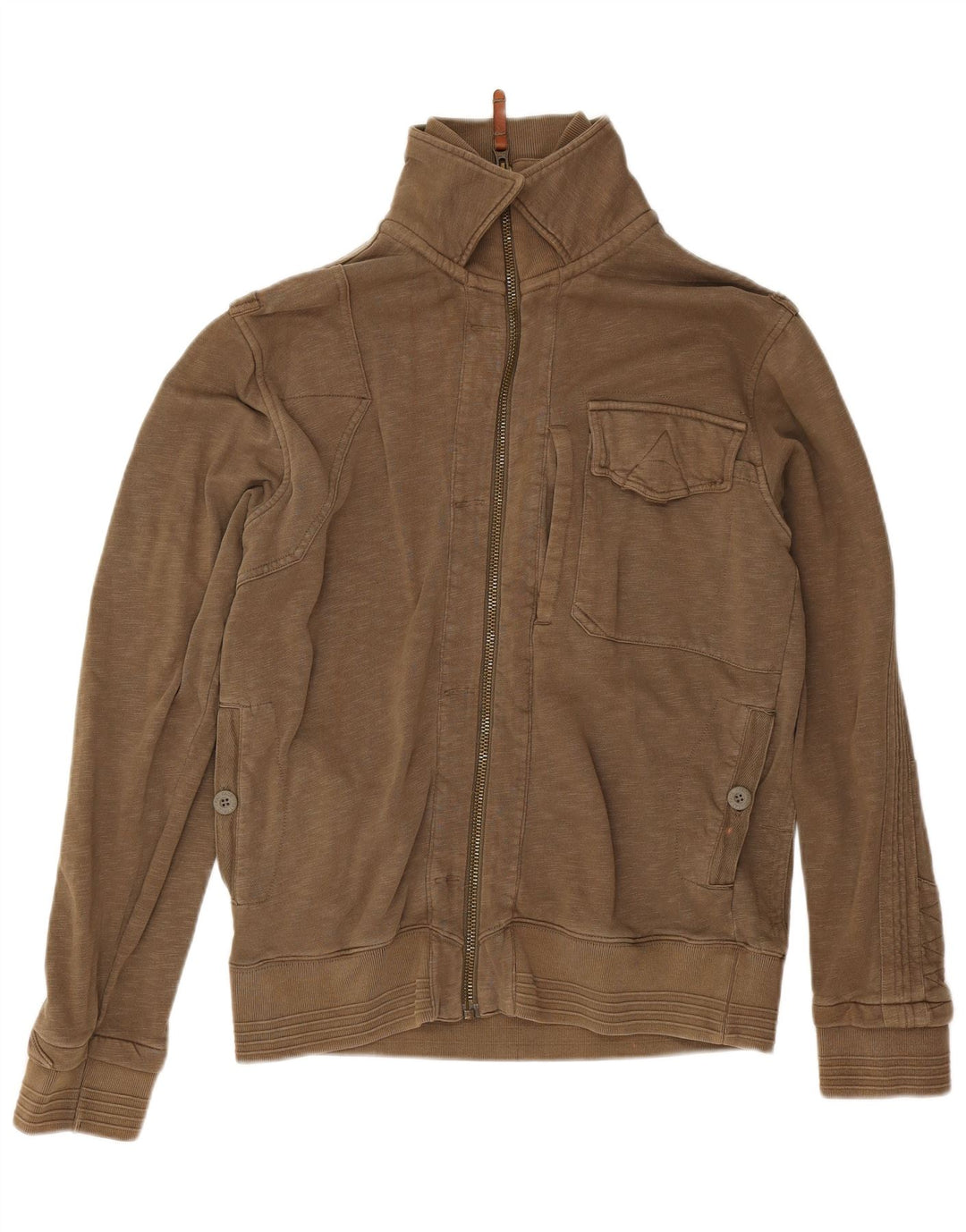 Chaqueta de chándal para hombre Fat Face Algodón caqui medio