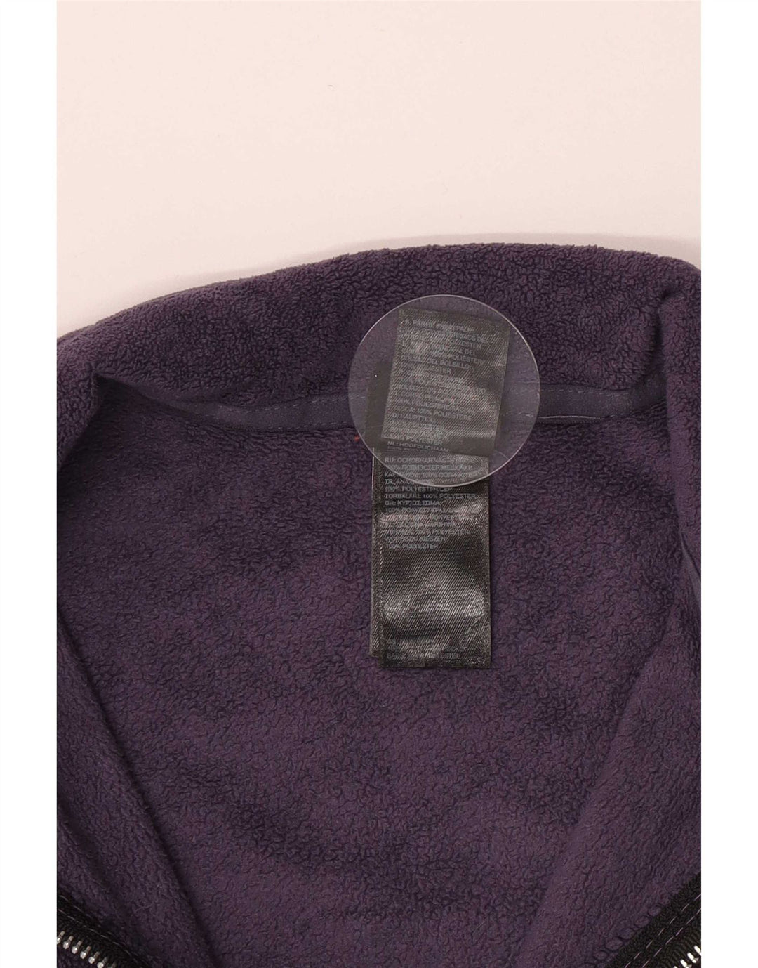 The North Face Chaqueta polar con forro para mujer UK 10 Small Púrpura Poliéster