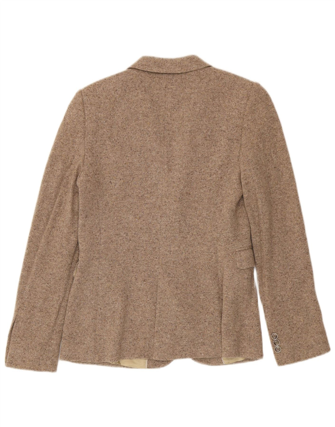 Massimo Dutti Chaqueta Blazer De Punto De 2 Botones Mujer EU 40 Medio Beige Moteado