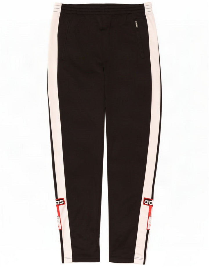 Pantalones de chándal con estampado gráfico Adidas para hombre Poliéster con bloques de color negro mediano