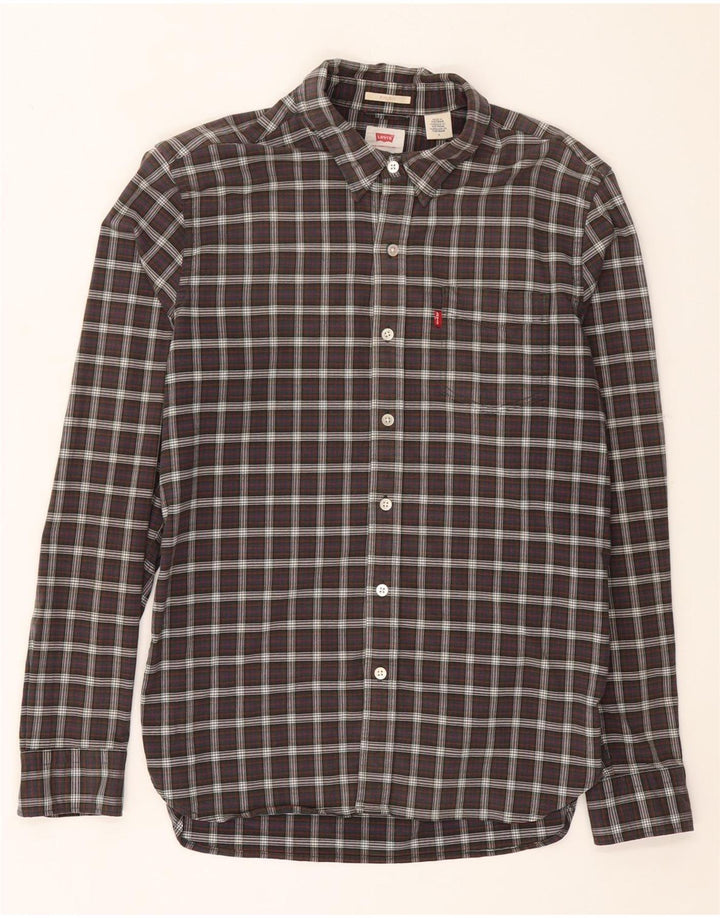 Camisa Levi's Slim Fit De Algodón A Cuadros Multicolor Mediana