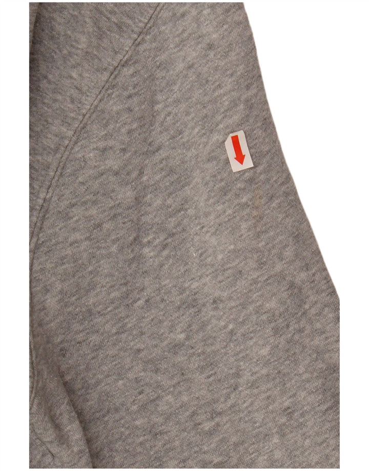 Nike Hombre Sudadera Con Capucha Gráfica Jersey De Algodón Gris Medio