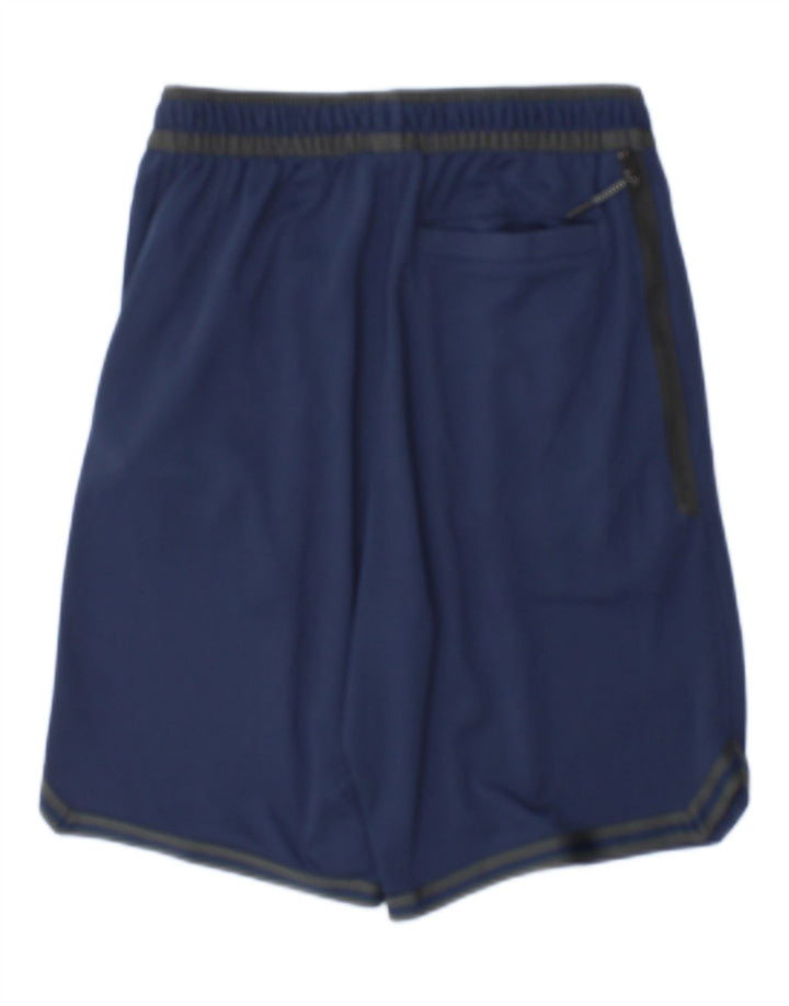 Jordan Mens Michigan Wolverines pantalones cortos deportivos pequeño azul marino poliéster