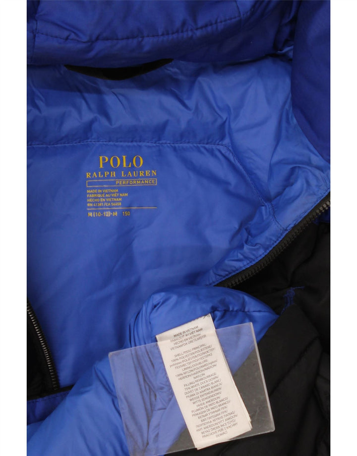 Polo Ralph Lauren Chaqueta acolchada para niño 10-11 años Mediana Negro Colorblock