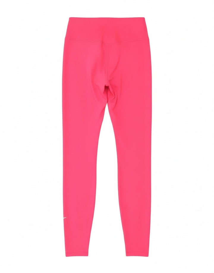 Nike Leggings Dri Fit para mujer UK 10 Small Rosa Poliéster