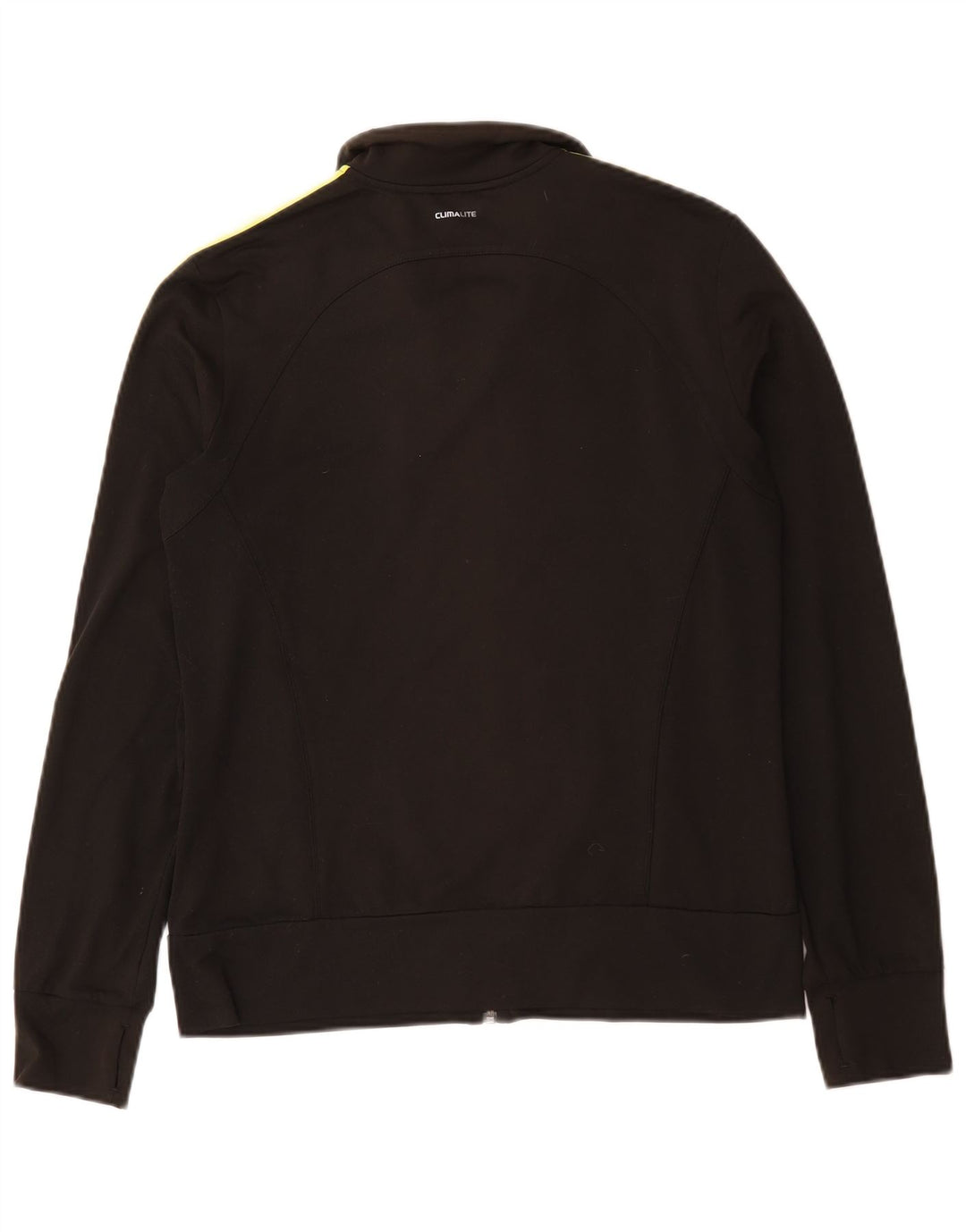 Adidas Mujer Chándal Top Chaqueta UK 12/14 Mediano Negro Poliéster