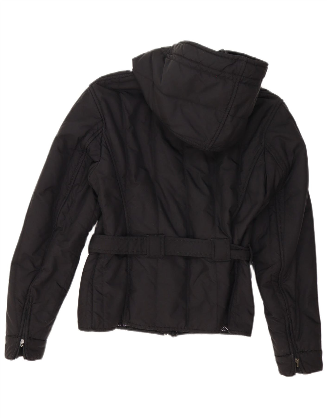 Refrigiwear Chaqueta acolchada con capucha para mujer IT 46 Poliéster negro grande