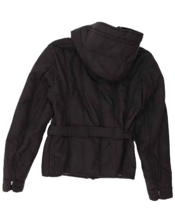 Refrigiwear Chaqueta acolchada con capucha para mujer IT 46 Poliéster negro grande