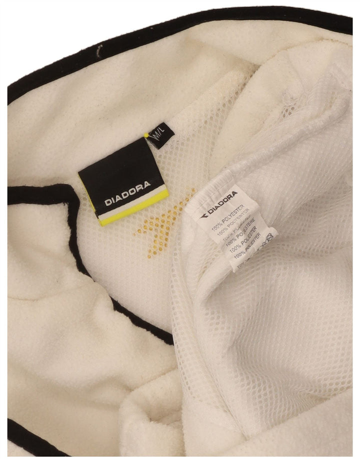 Diadora Chaqueta Polar Mujer ES 44 Mediana Blanco Poliéster