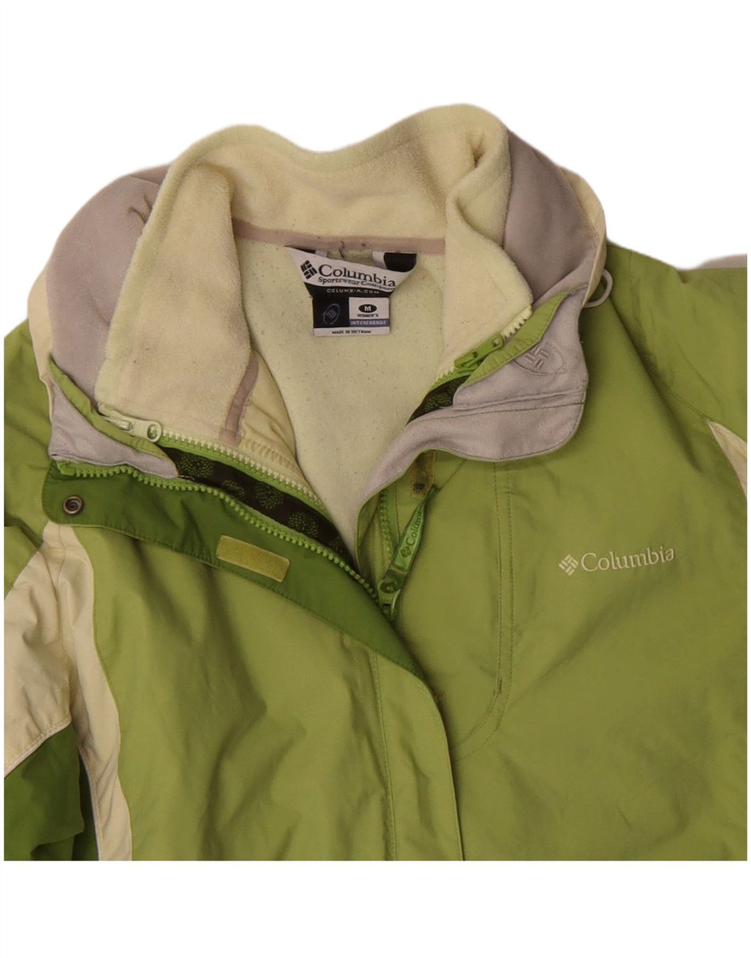 Chaqueta cortavientos COLUMBIA para mujer Interchange UK 40 Verde medio