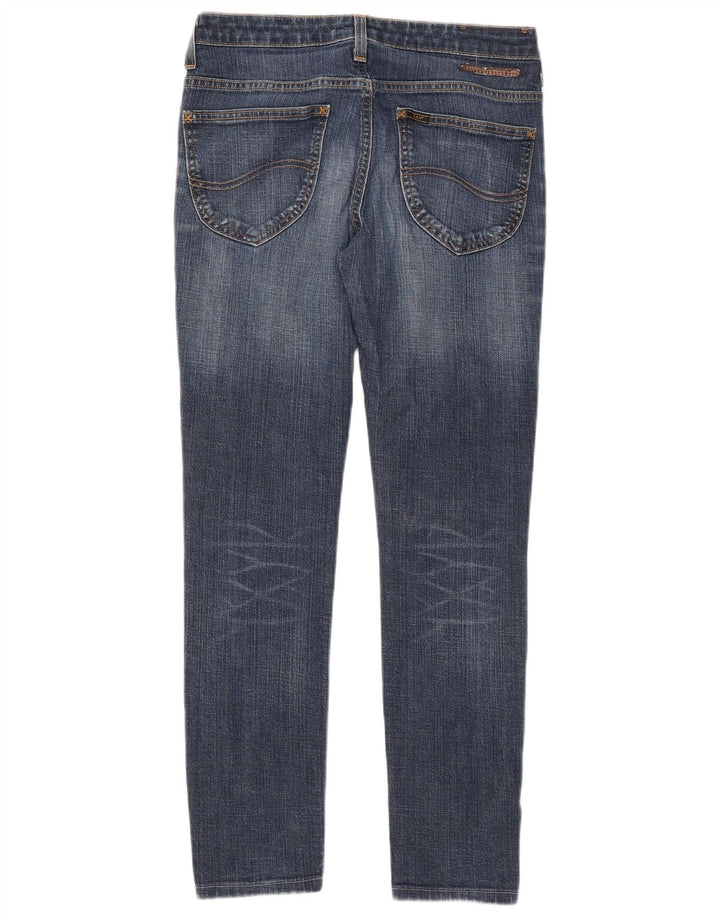LEE Mujer Scarlet Slim Jeans W29 L27 Algodón Azul