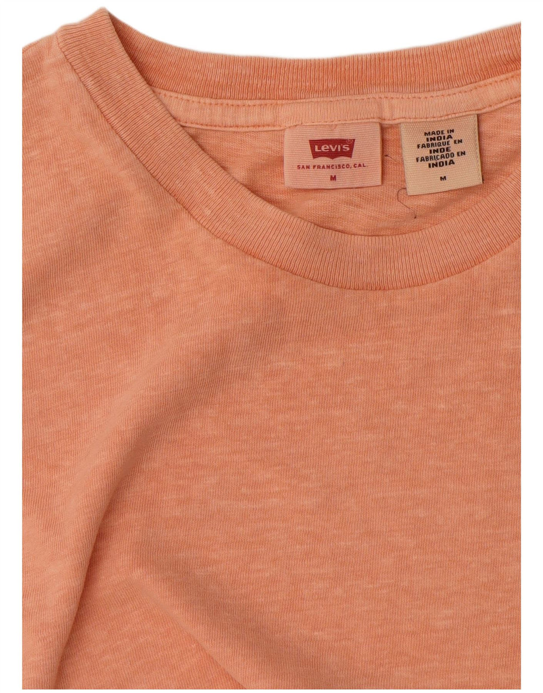 LEVI'S Camiseta para mujer Top UK 44 Mediano Naranja