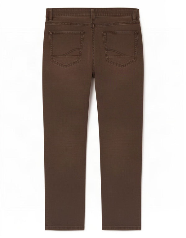 Fat Face Mens Straight Jeans W34 L28 Brown Cotton