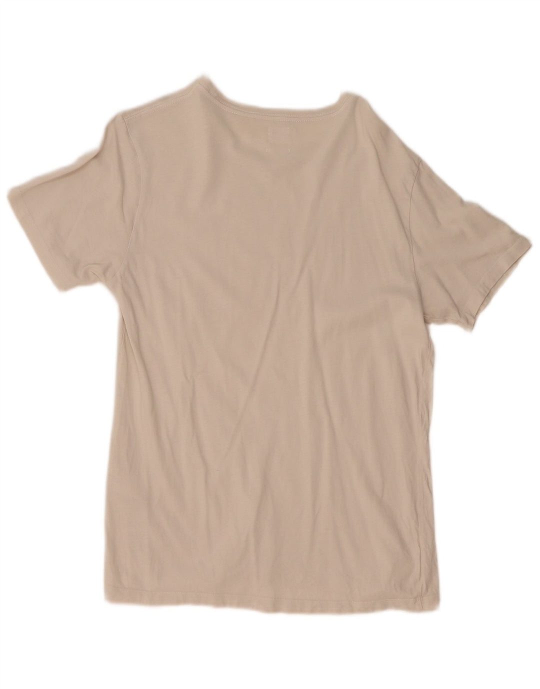 Levi's Camiseta de corte estándar para hombre de algodón blanco roto medio