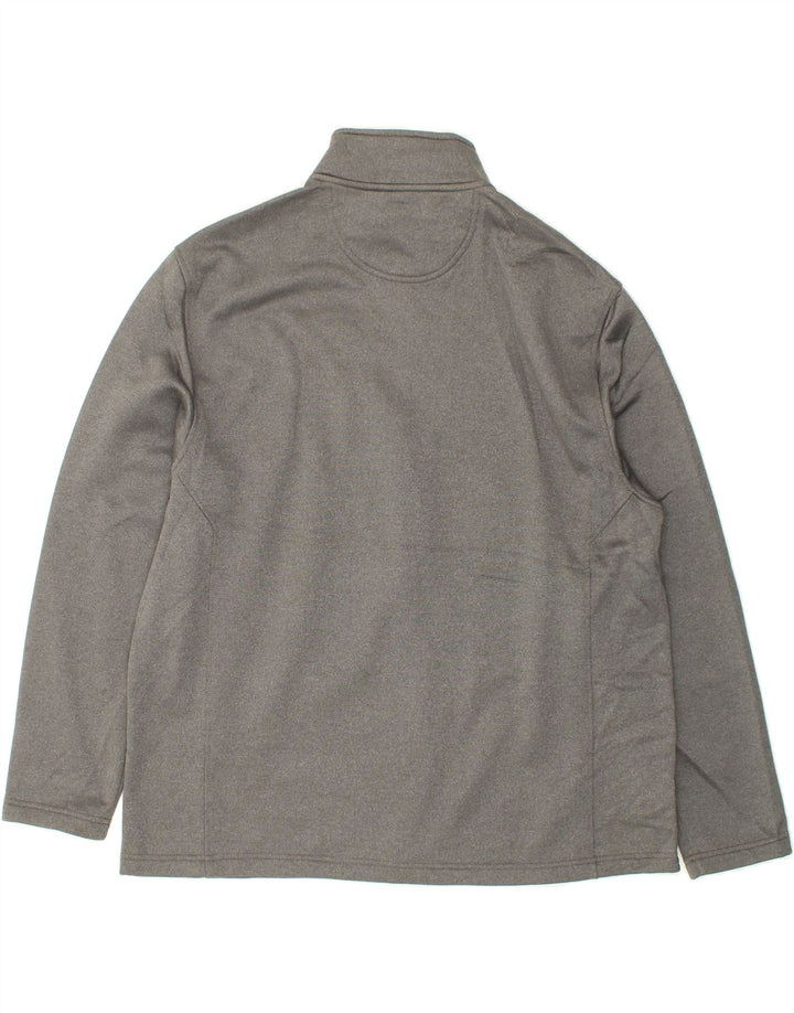 IZOD Mens Tracksuit Top Jacket XL Grey Polyester Vintage Izod and Second-Hand Izod from Messina Hembry 
