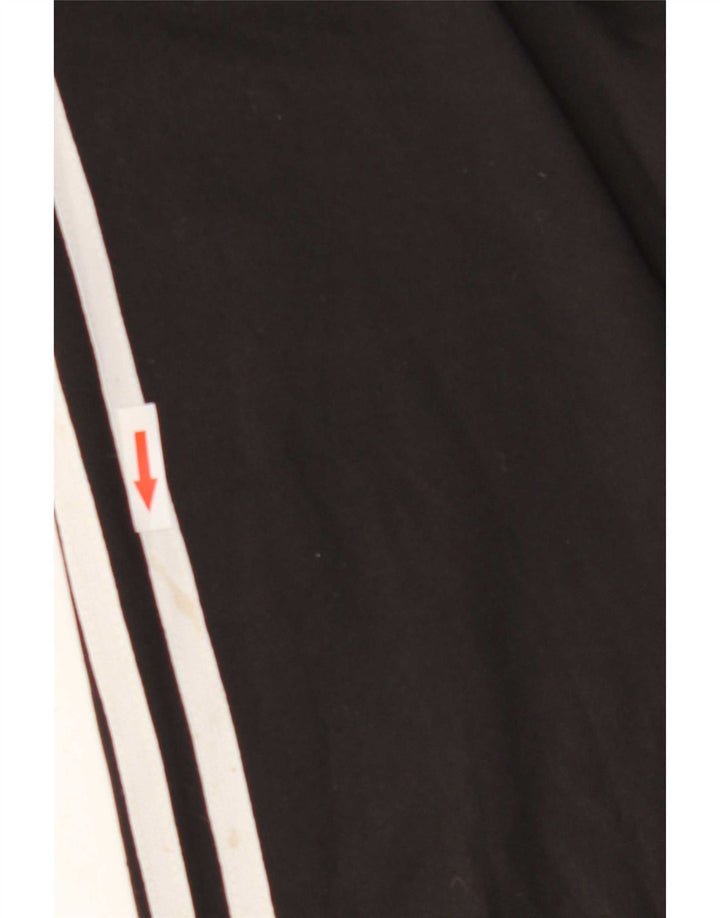 Adidas - Chaqueta de chándal para hombre, talla 36/38, poliéster negro pequeño