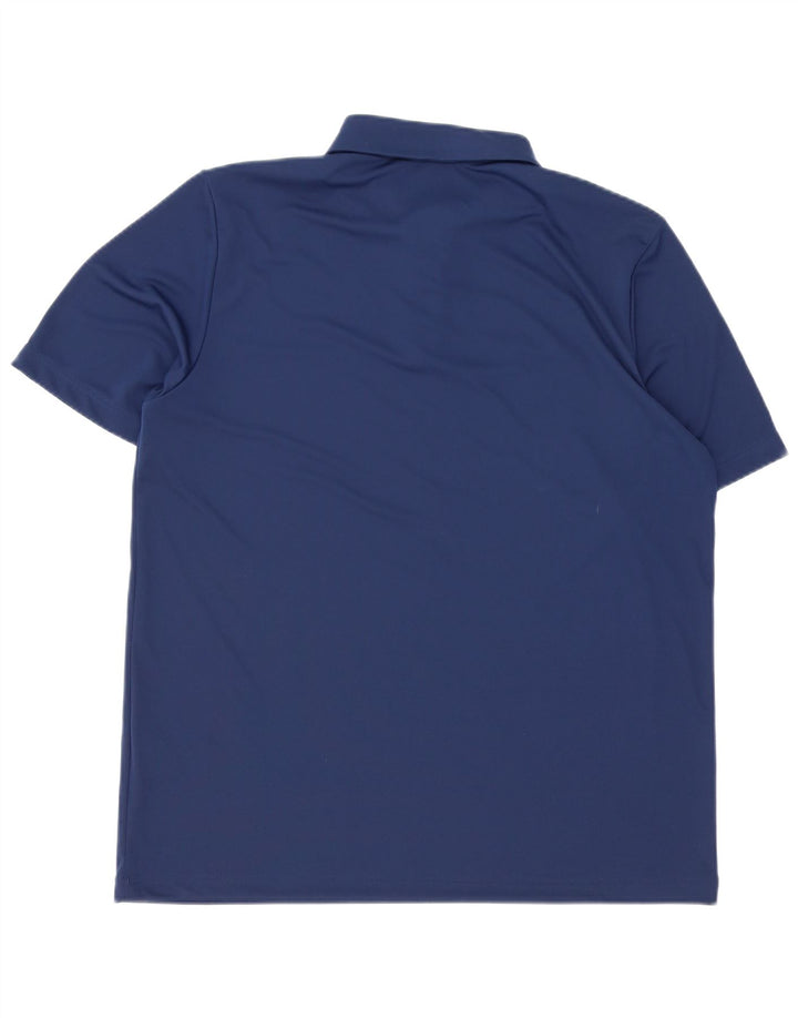 Adidas Polo Aeroready para hombre grande poliéster azul marino