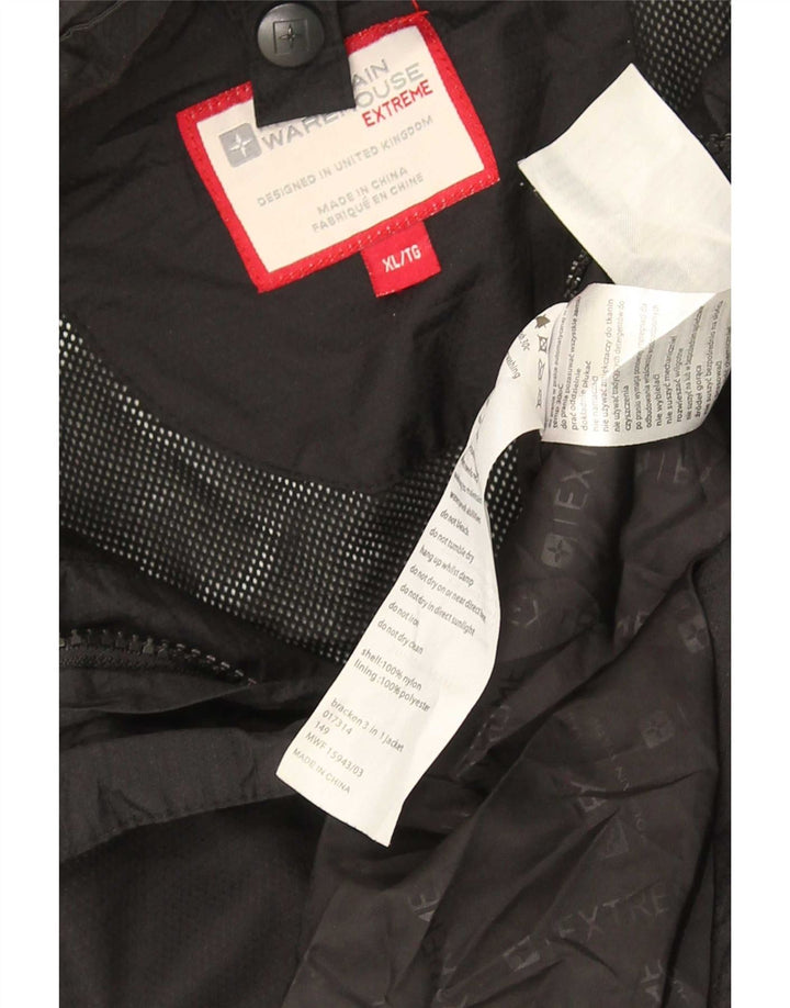 Chaqueta impermeable para hombre Mountain Warehouse ES 42 XL Poliéster negro