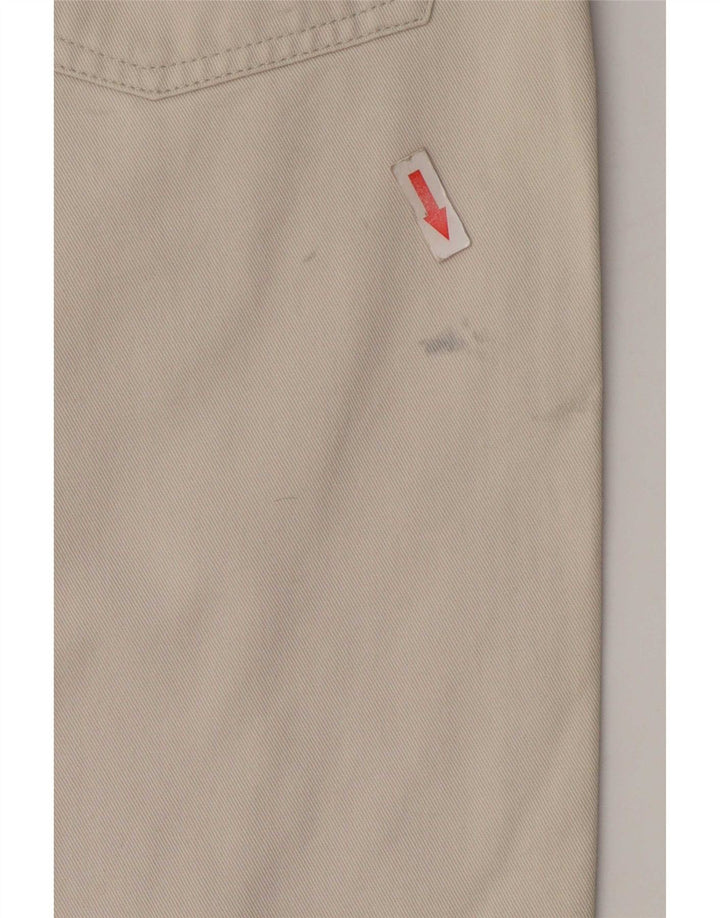 Dickies Mujer Vaqueros Cortos Medianos W30 Algodón Blanco