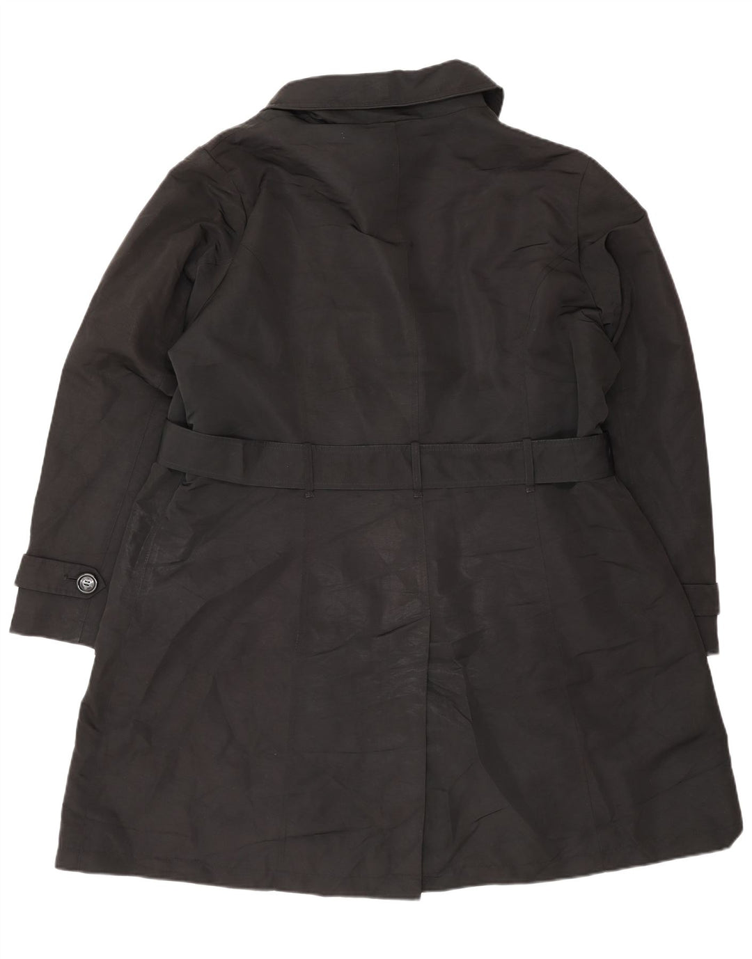 Marks & Spencer Gabardina para mujer UK 22 3XL Poliéster negro