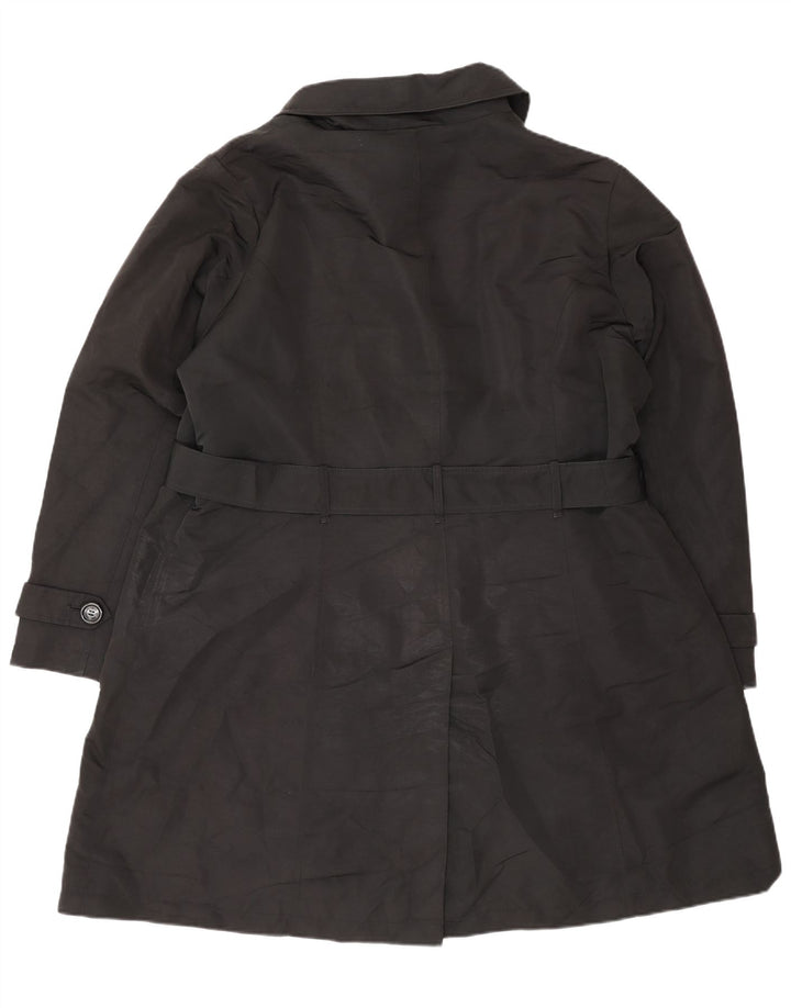 Marks & Spencer Gabardina para mujer UK 22 3XL Poliéster negro