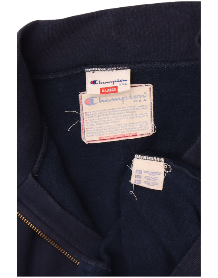 Champion Chaqueta De Chándal Para Hombre XL Algodón Azul Marino
