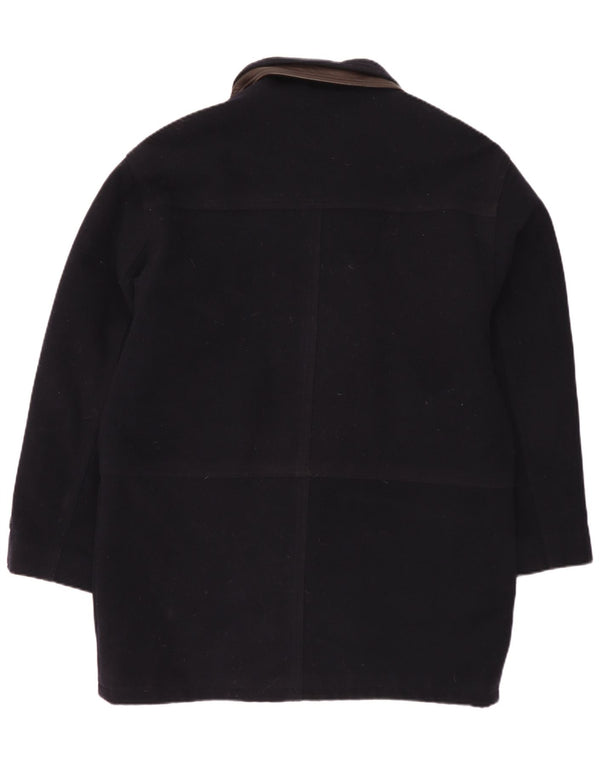 Abrigo Douglas para hombre IT 50 grande de lana azul marino