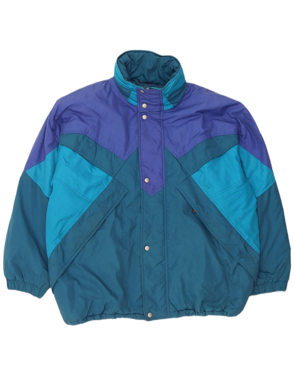 Brugi Chaqueta de esquí con capucha para hombre IT 56 3XL Poliamida multicolor