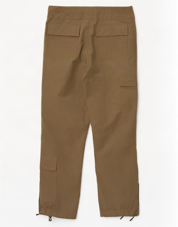 Pantalones cargo rectos de cintura alta para mujer Active IT 46 Large W30 L30 Caqui