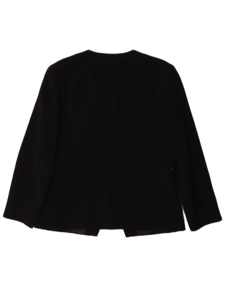 Chaqueta Blazer Mujer Krizia Poi IT 48 XL Polietileno Azul Marino