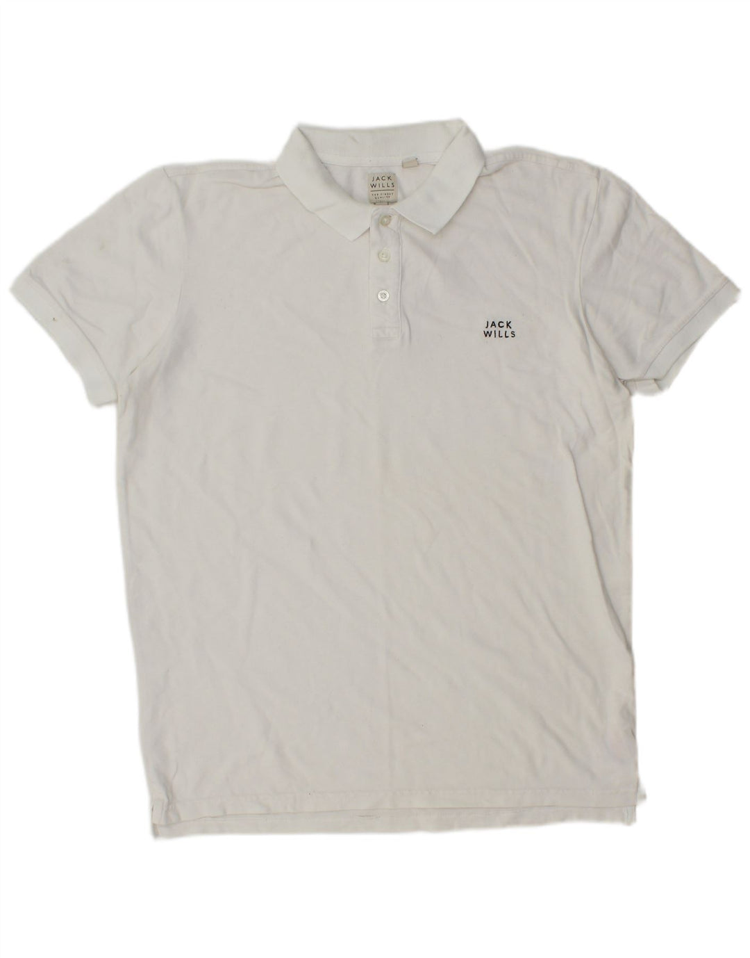 Polo Jack Wills Hombre Algodón Blanco Mediano