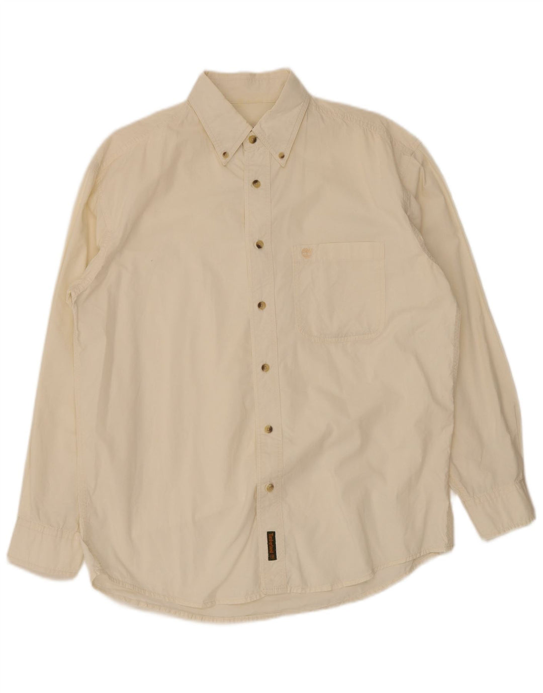 Camisa Timberland Hombre Algodón Beige Medio