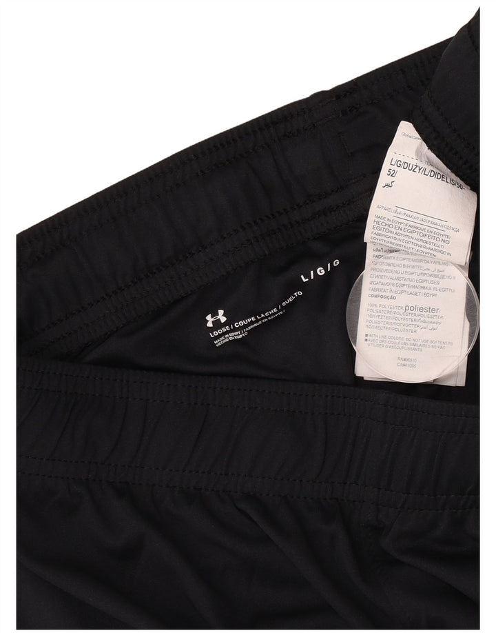 Under Armour Pantalones cortos deportivos para hombre poliéster azul marino grande