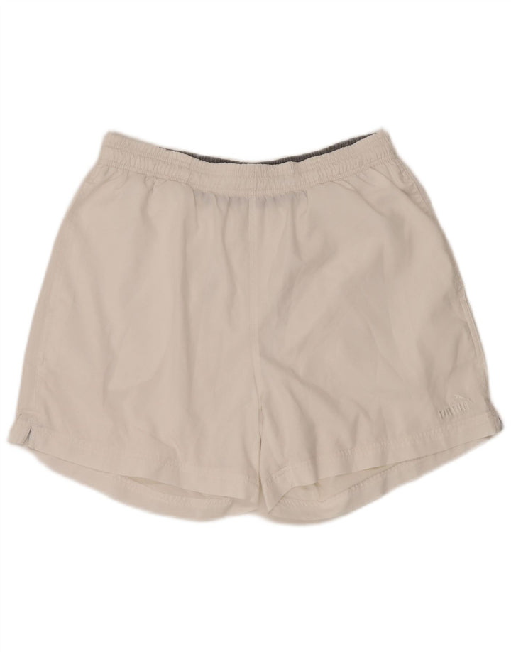 Puma Pantalones cortos deportivos para hombre poliéster blanco grande