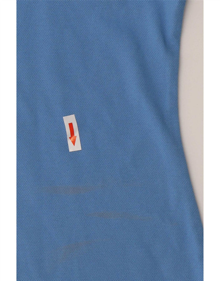 Polo Lacoste Mujer Talla 40 Algodón Azul Medio