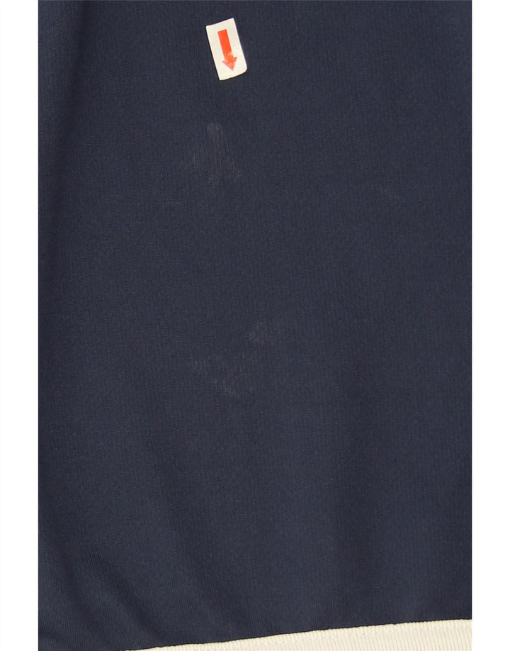 Umbro Camiseta para hombre Top Large Azul marino Colorblock Poliéster