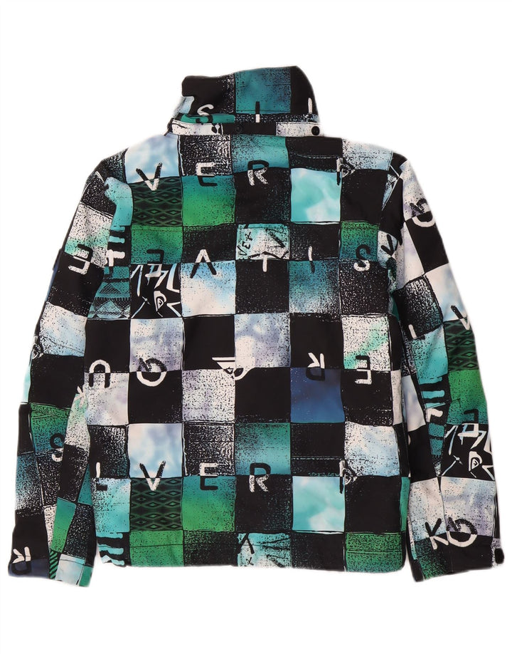 Quiksilver Chaqueta cortavientos gráfica para niños 9-10 años Mediana Multicolor