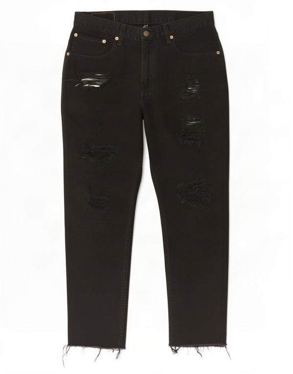 Levi's Jeans rectos desgastados 581 para hombre W34 L25 Algodón negro