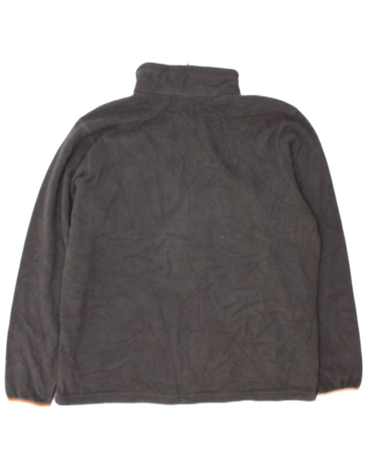Columbia Jersey de forro polar con cuello y cremallera para hombre XL Poliéster gris