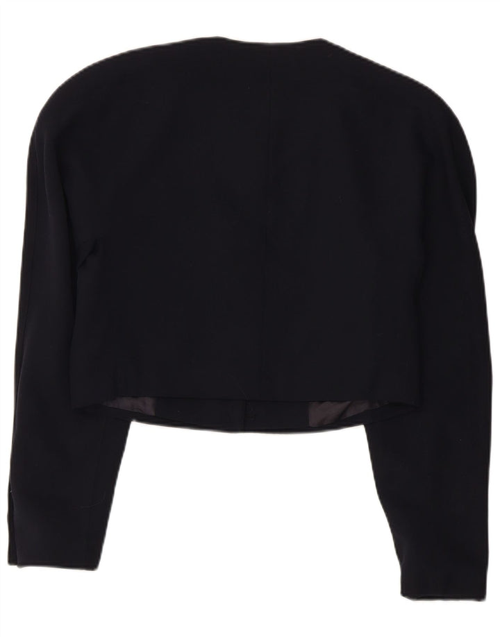 Mondi Chaqueta Bolero Corta Para Mujer EU 38 Azul Marino Mediano