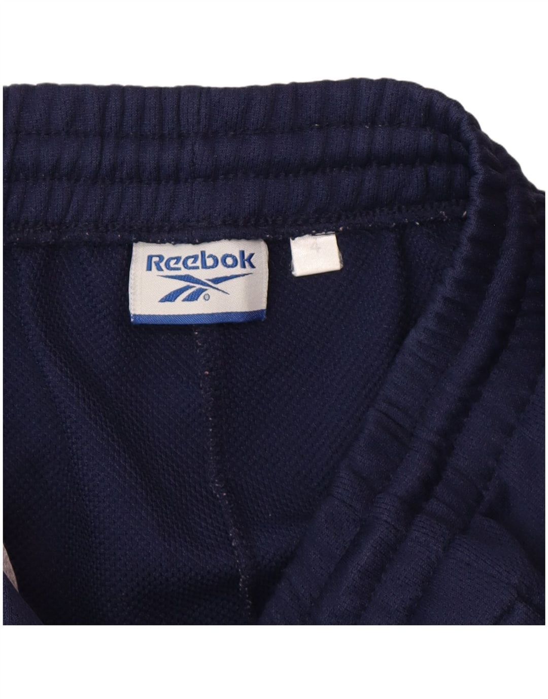 Reebok - Pantalón de chándal gráfico para hombre, talla grande, poliéster, azul marino