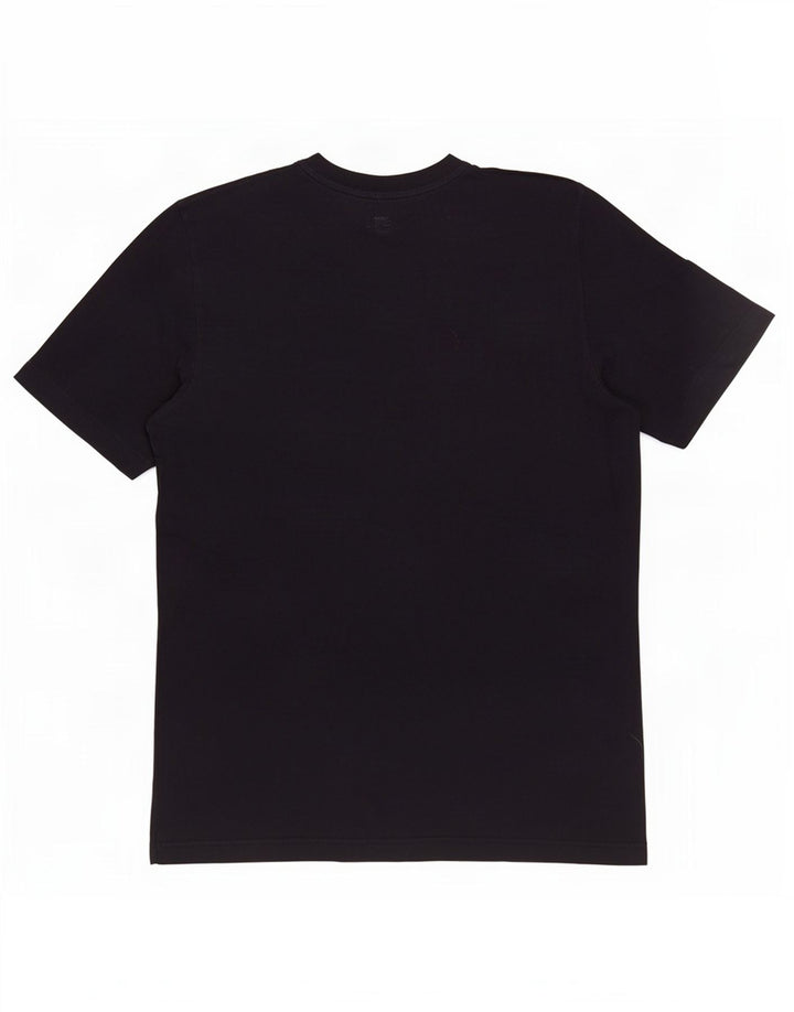Adidas Hombre Camiseta Gráfica Top Medio Azul Marino Algodón