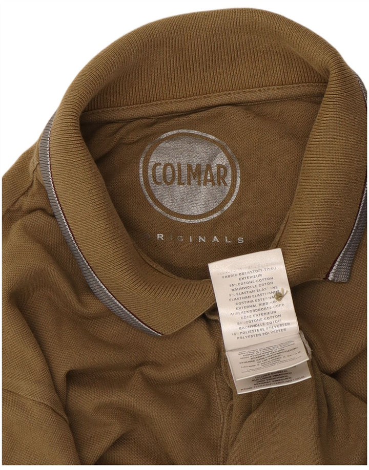 Colmar Polo Estampado De Algodón Caqui Medio | Hombre