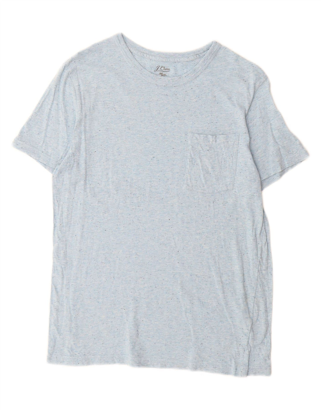 J. Crew - Camiseta para hombre, talla pequeña, algodón moteado en azul