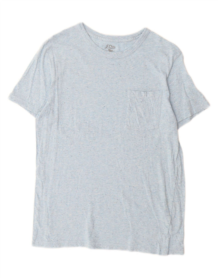 J. Crew - Camiseta para hombre, talla pequeña, algodón moteado en azul