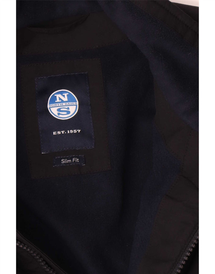 North Sails Chaqueta Bomber Slim Fit para Hombre UK 38 Medium Azul Marino Poliamida
